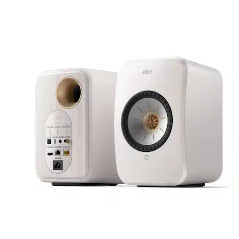 KEF LSX II Wireless Speakers Mineral White